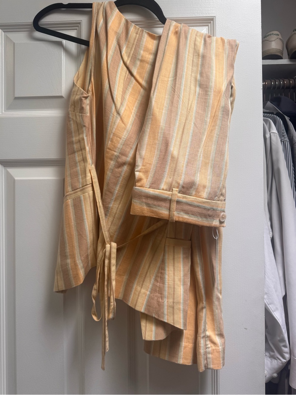Mango Striped Linen Set - Picture 2 of 5